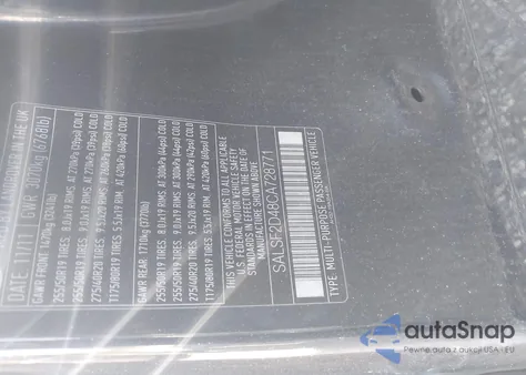 2012 Land Rover Range Rover Sport Hse из США, поврежденный, VIN SALSF2D48CA728771